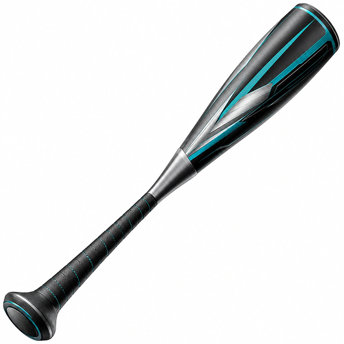 Bate de Béisbol Negro y Verde para Adultos