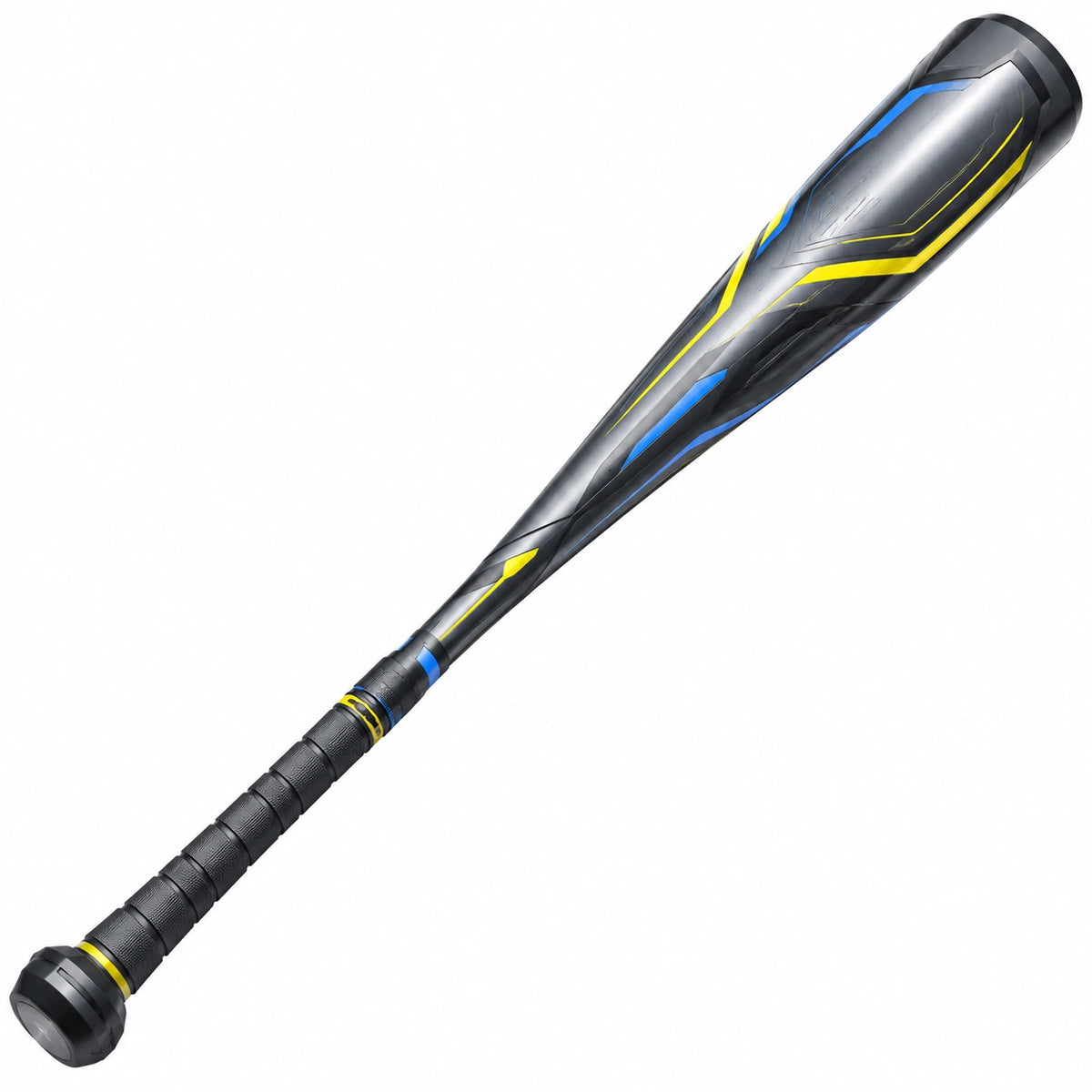 Bate de Béisbol Moderno Negro, Azul y Amarillo
