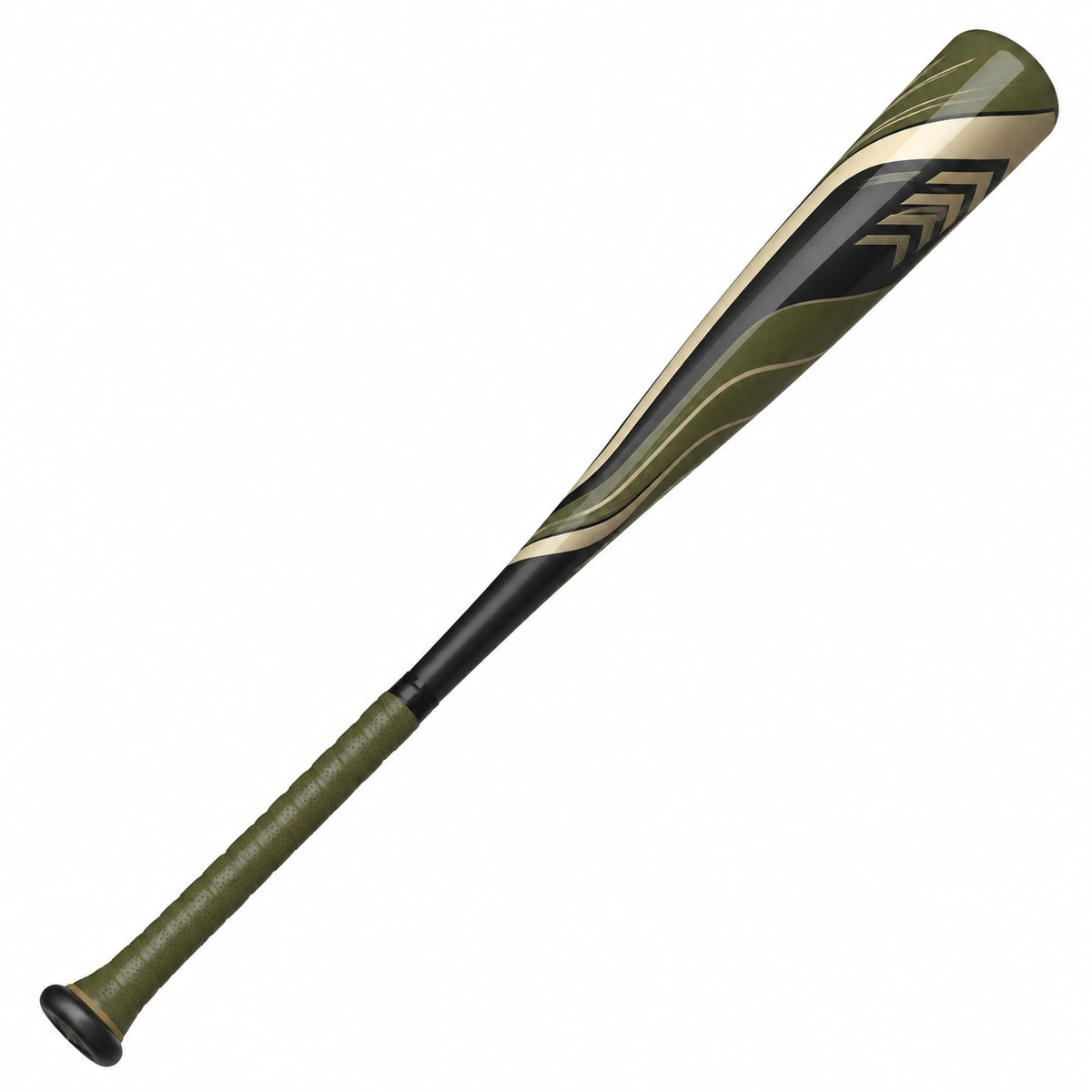 Bate de Béisbol Aerodinámico Verde y Negro 0.85kg