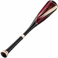 Bate de béisbol ligero negro y burdeos
