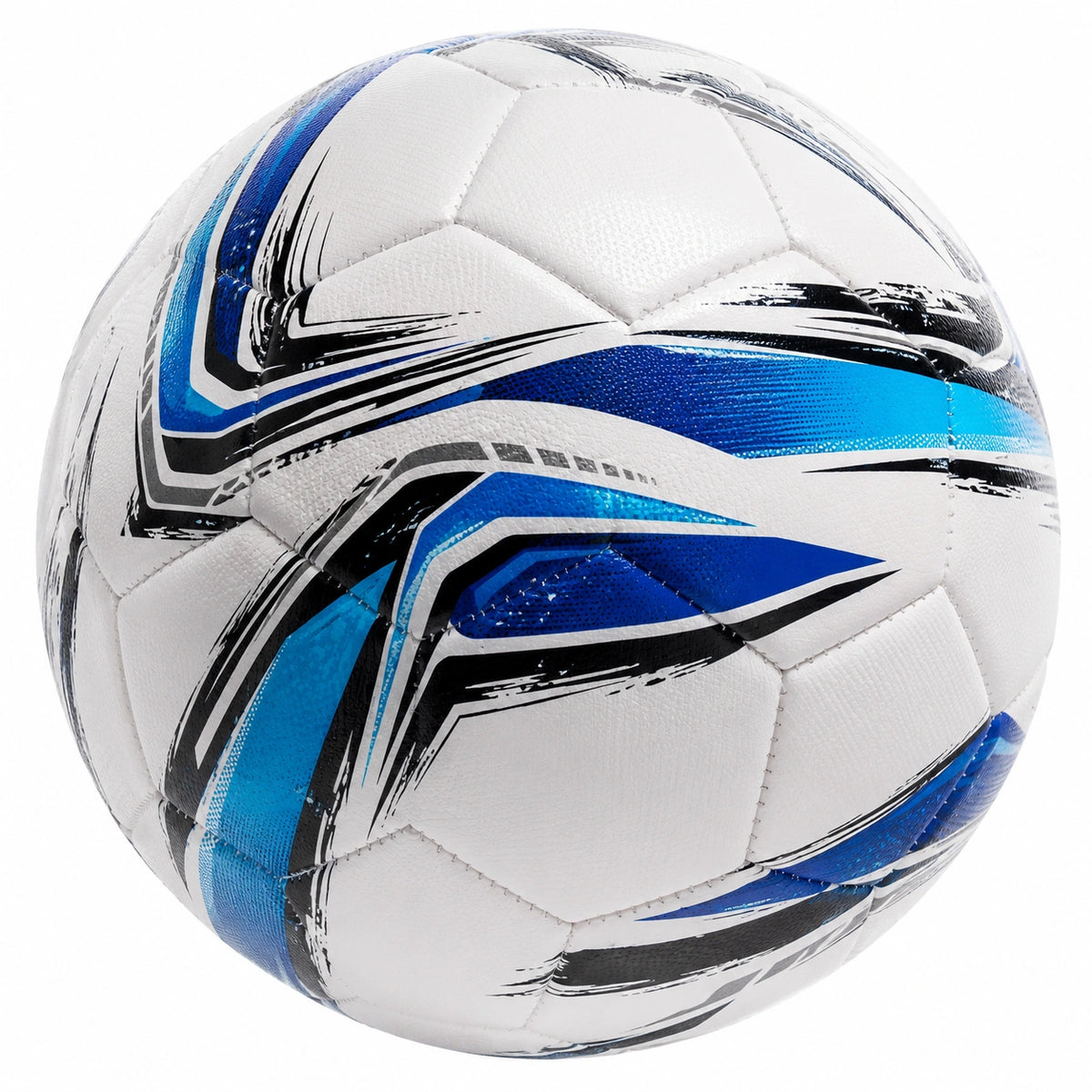 Balón de Fútbol Resistente Blanco y Azul