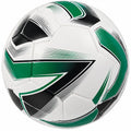 Balón de fútbol tamaño 5 verde, blanco y negro