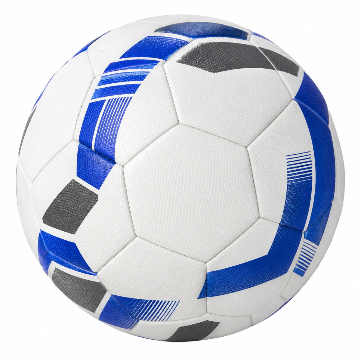 Balón de Fútbol Blanco y Azul para Adultos de Alta Durabilidad