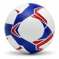 Balón de Fútbol Blanco, Azul y Rojo con Diseño Aerodinámico