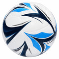 Balón de Fútbol Profesional Blanco y Azul con Diseño Moderno