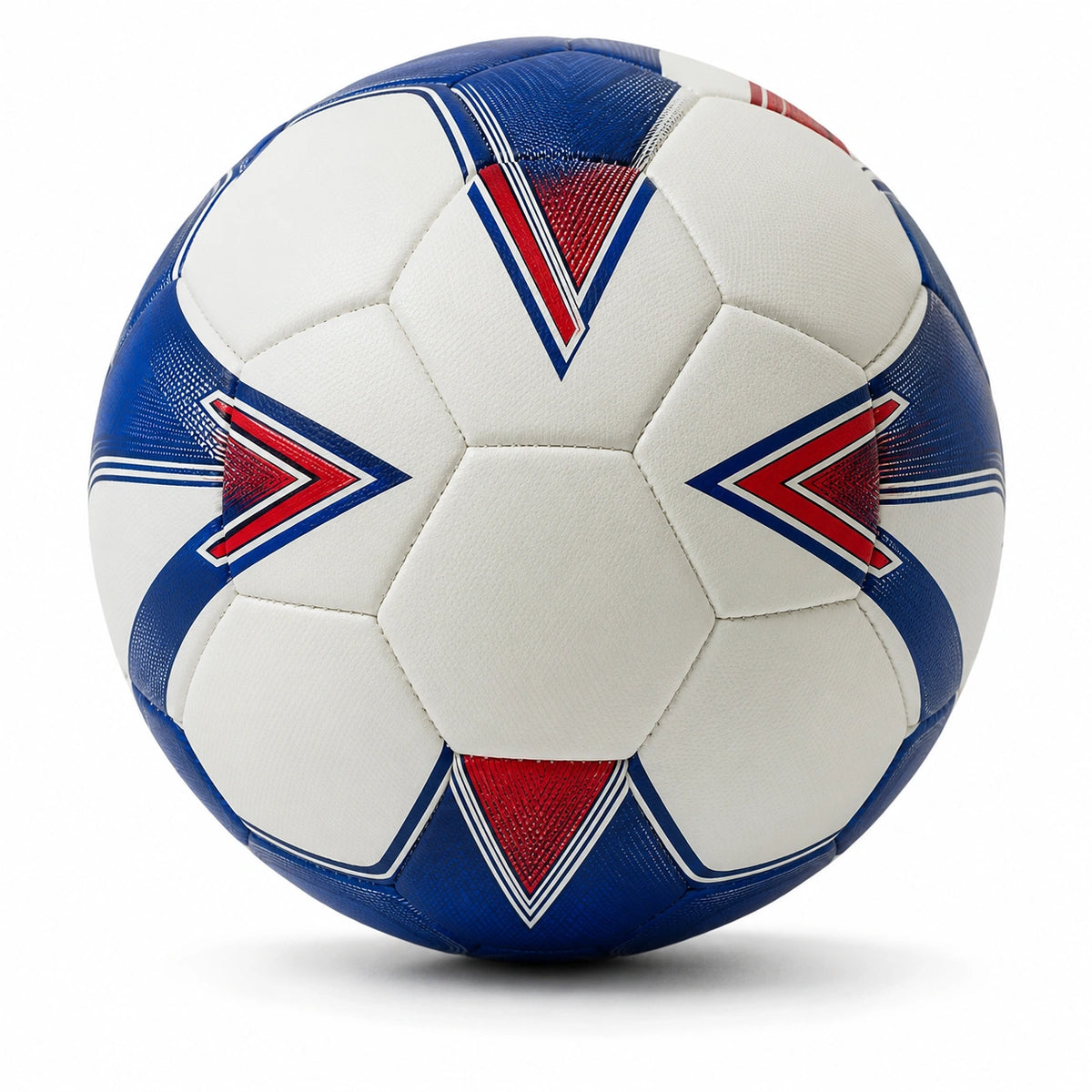 Balón de Fútbol Talla 5 Azul, Blanco y Rojo