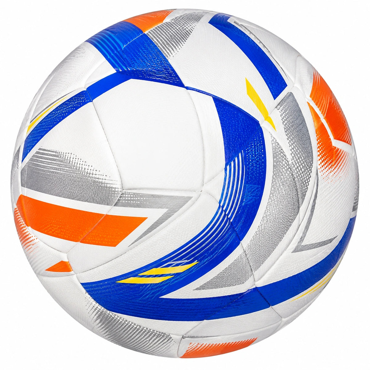 Balón de Fútbol Blanco/Azul/Naranja/Gris