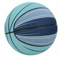 Balón de baloncesto azul claro y azul oscuro para exteriores