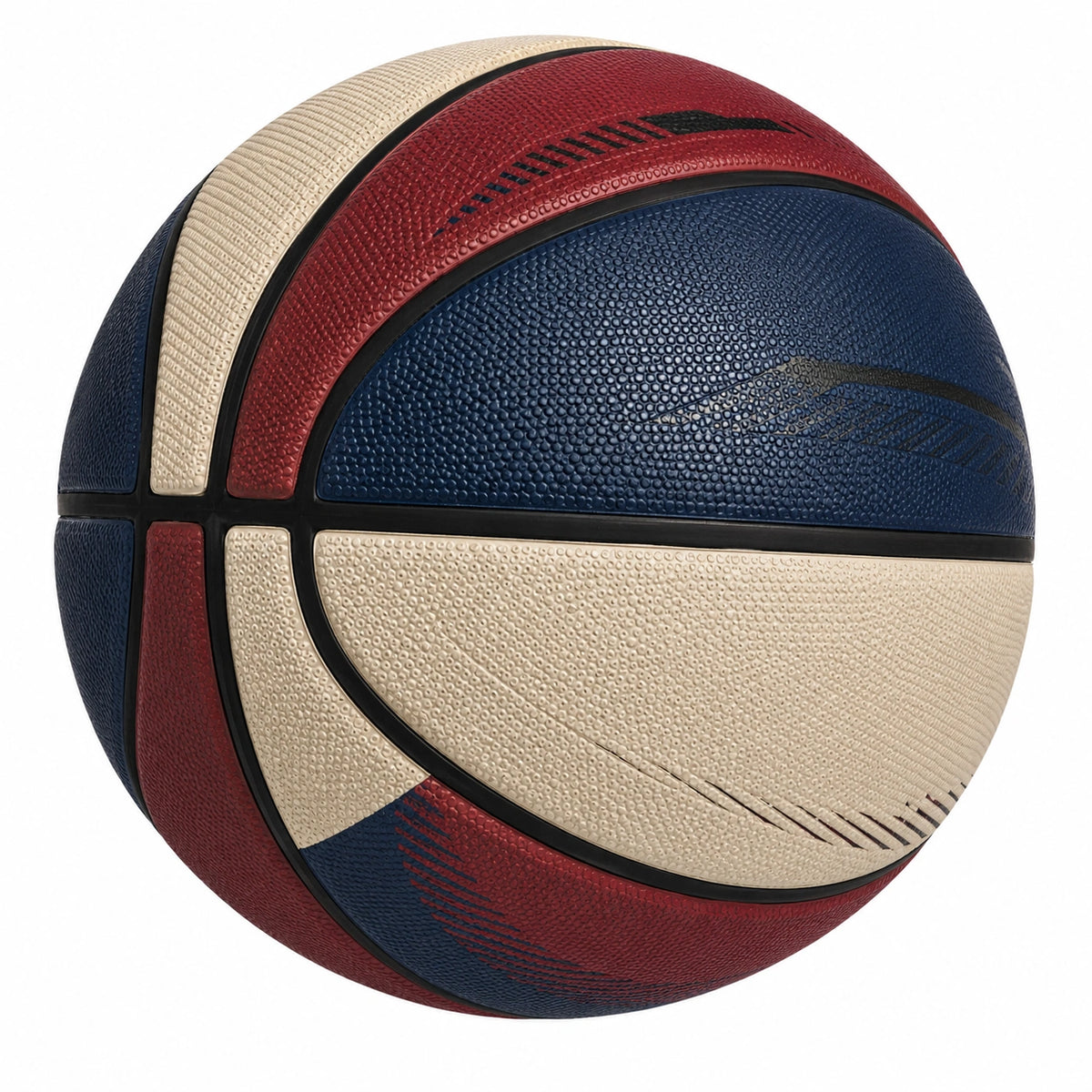 Balón de baloncesto multicolor para adultos de 24 cm