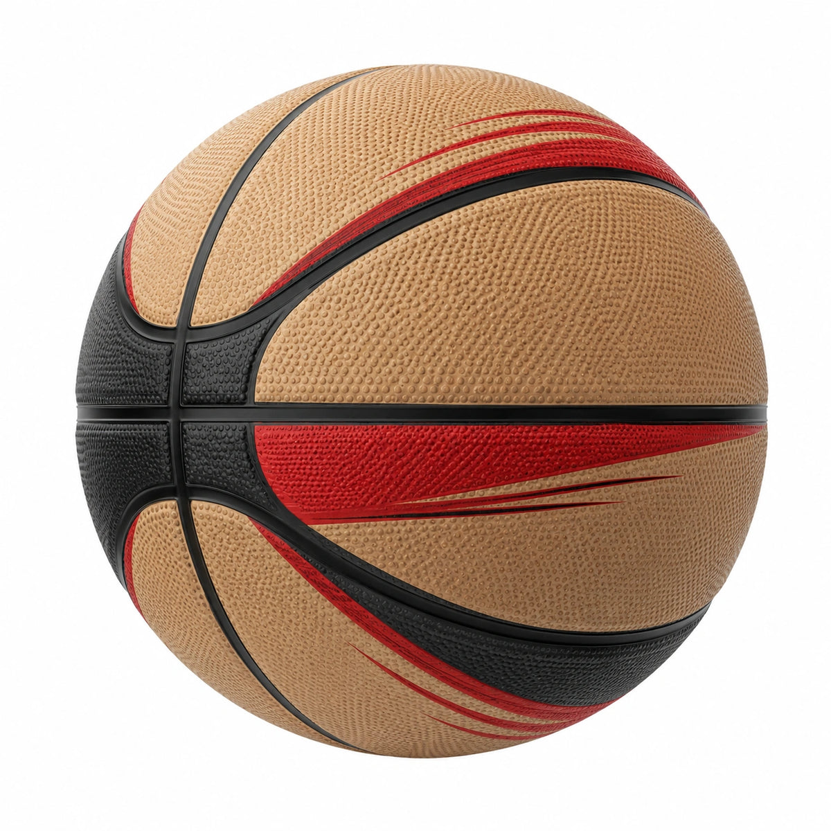 Balón de Baloncesto Talla 7 Marrón/Rojo/Negro