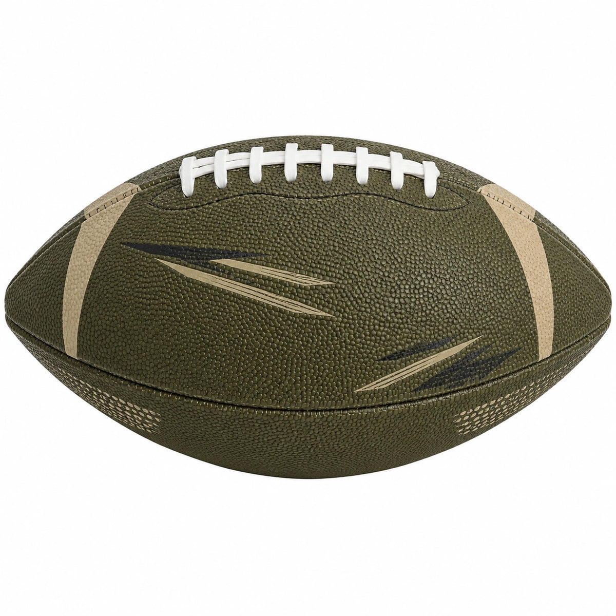 Balón de Fútbol Americano Verde Oliva/Beige Tamaño Oficial