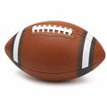 Balón de Fútbol Americano Oficial Marrón con Rayas Blancas