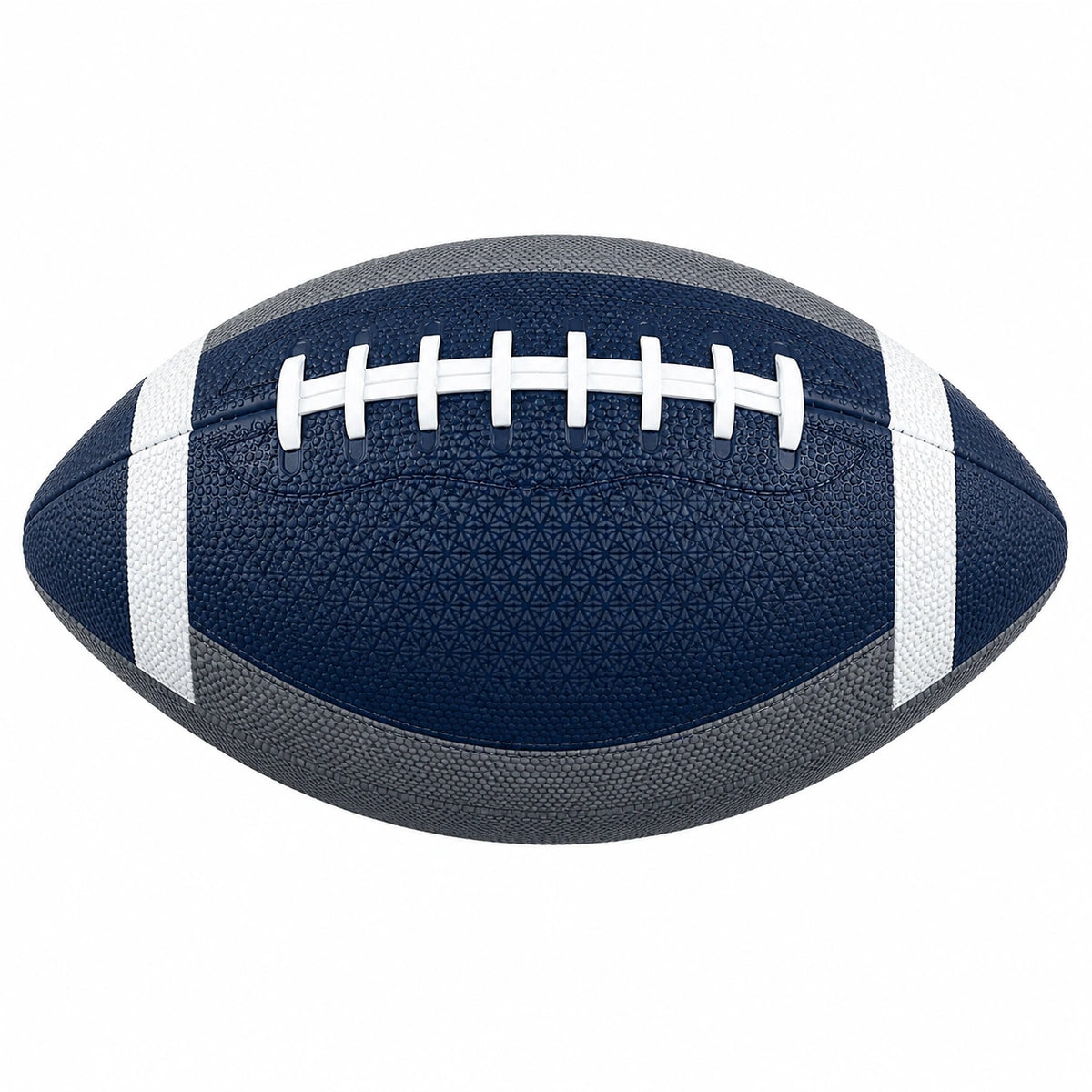 Balón de Fútbol Americano Azul Marino y Gris