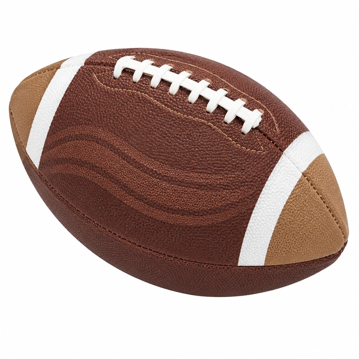 Balón de Fútbol Americano Marrón con Costuras Reforzadas