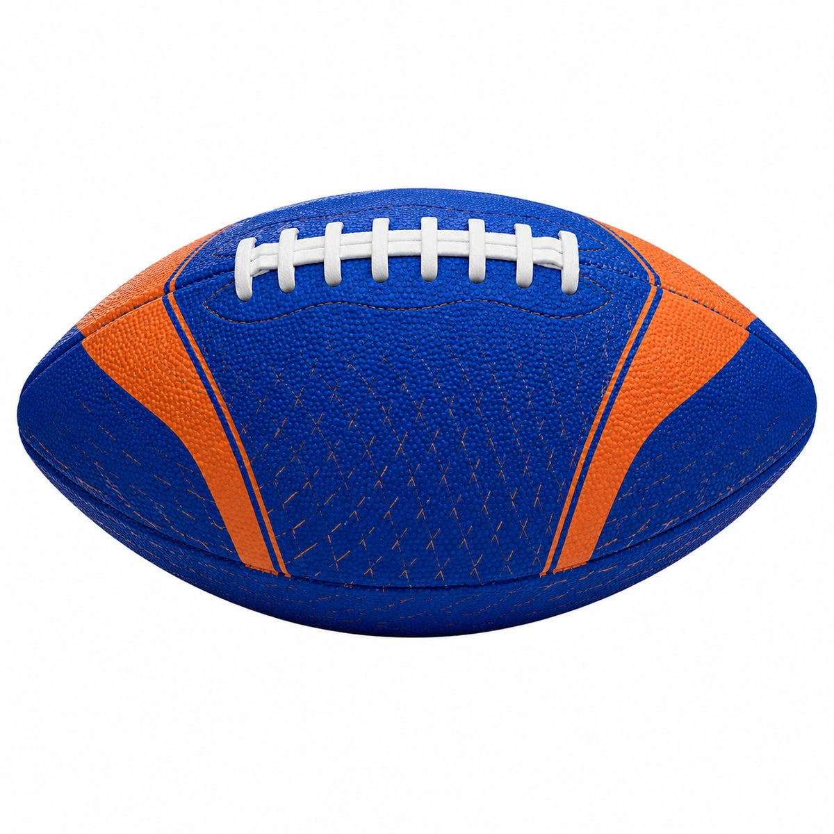 Balón de Fútbol Americano Azul con Naranja para Entrenamiento