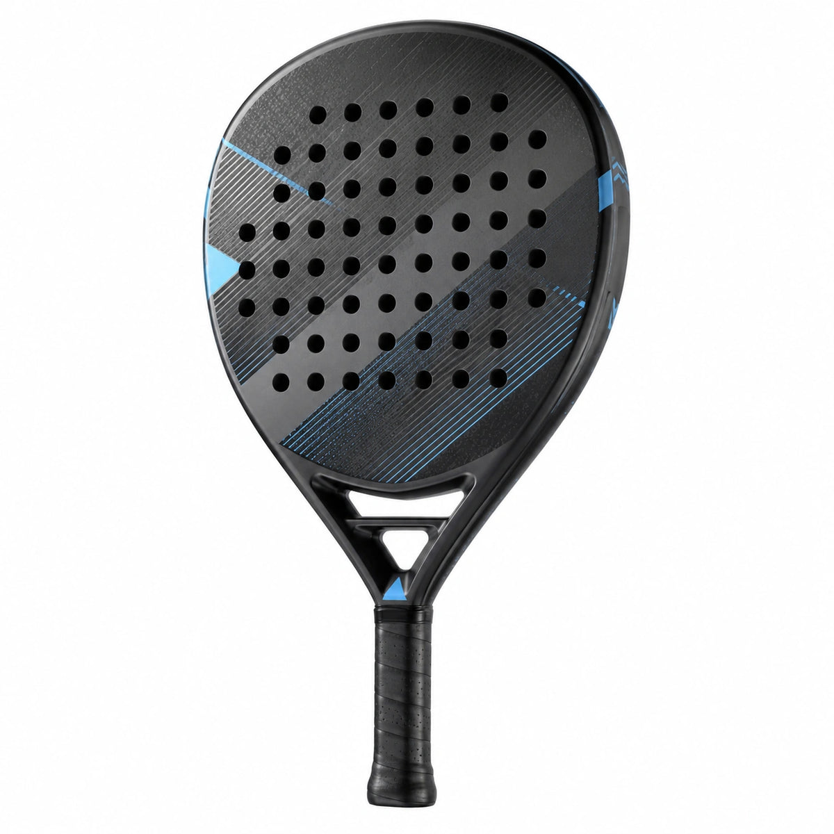 Pala de Pádel Negro y Azul para Nivel Intermedio
