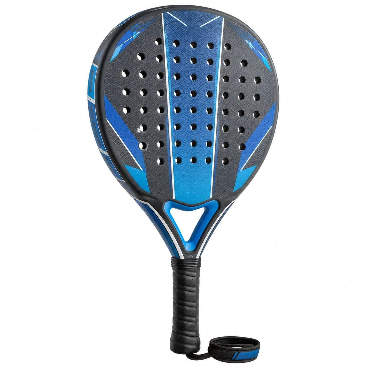 Pala de pádel lágrima azul y negro