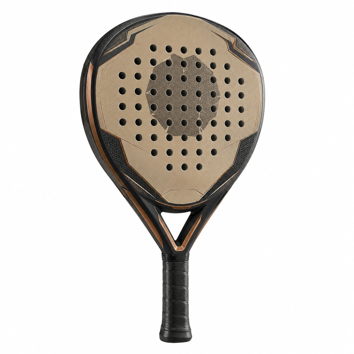 Pala de Pádel para Jugadores Avanzados Negro/Beige