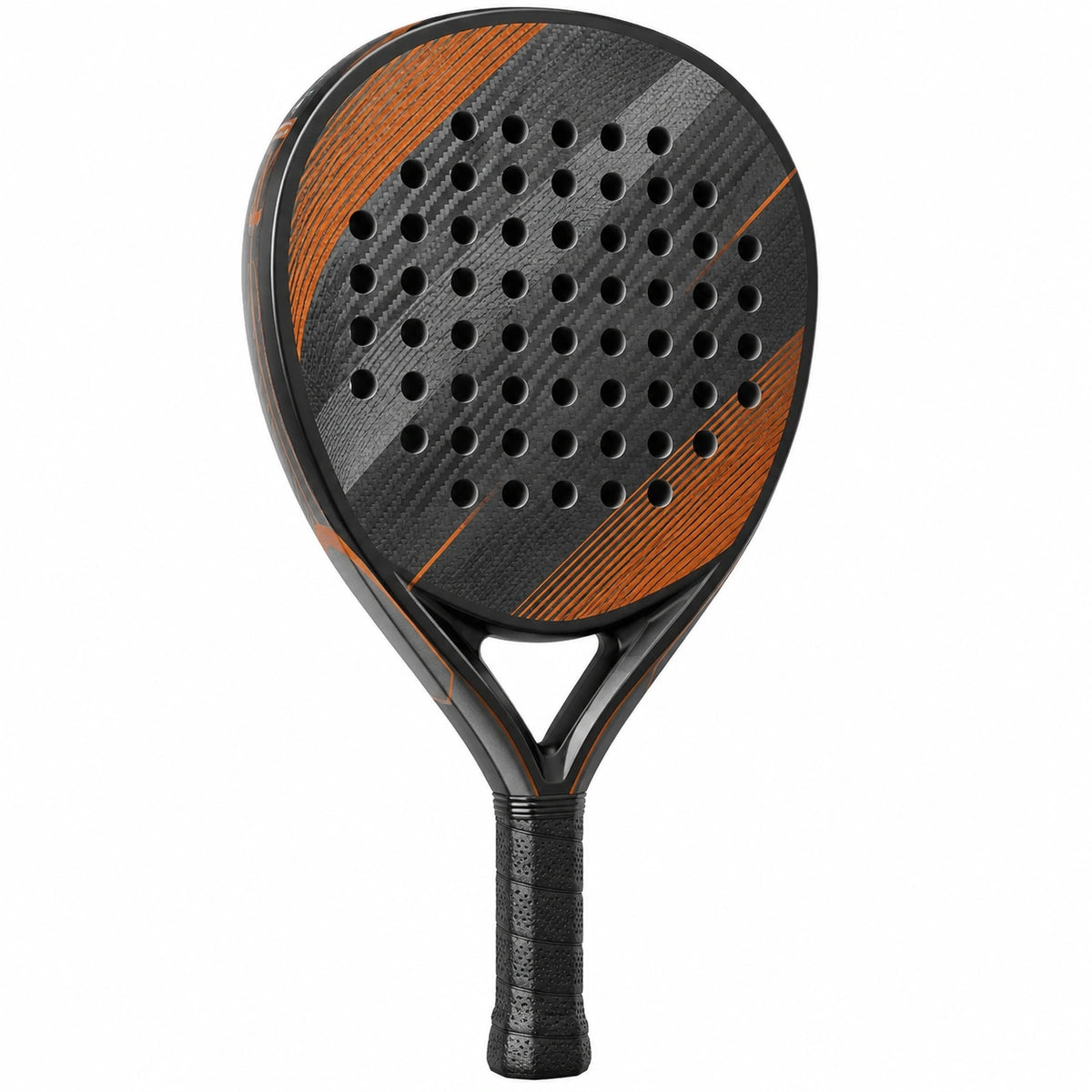 Pala de Pádel para Adultos Negro y Naranja