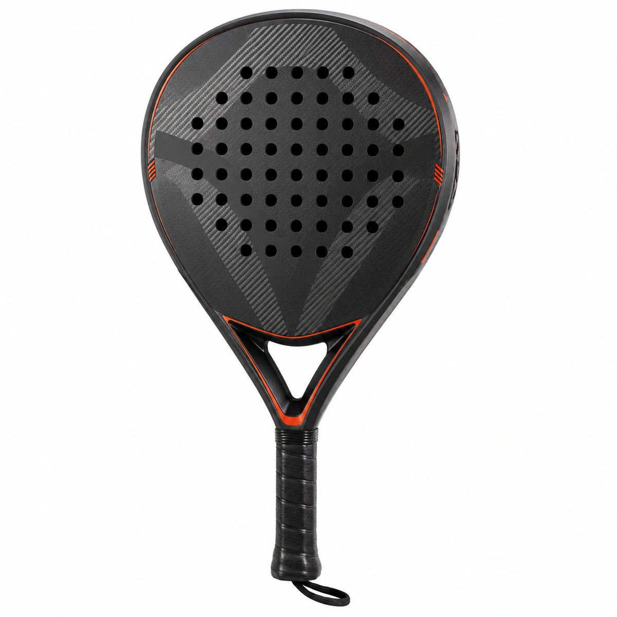 Pala de Pádel Negra y Naranja 38mm
