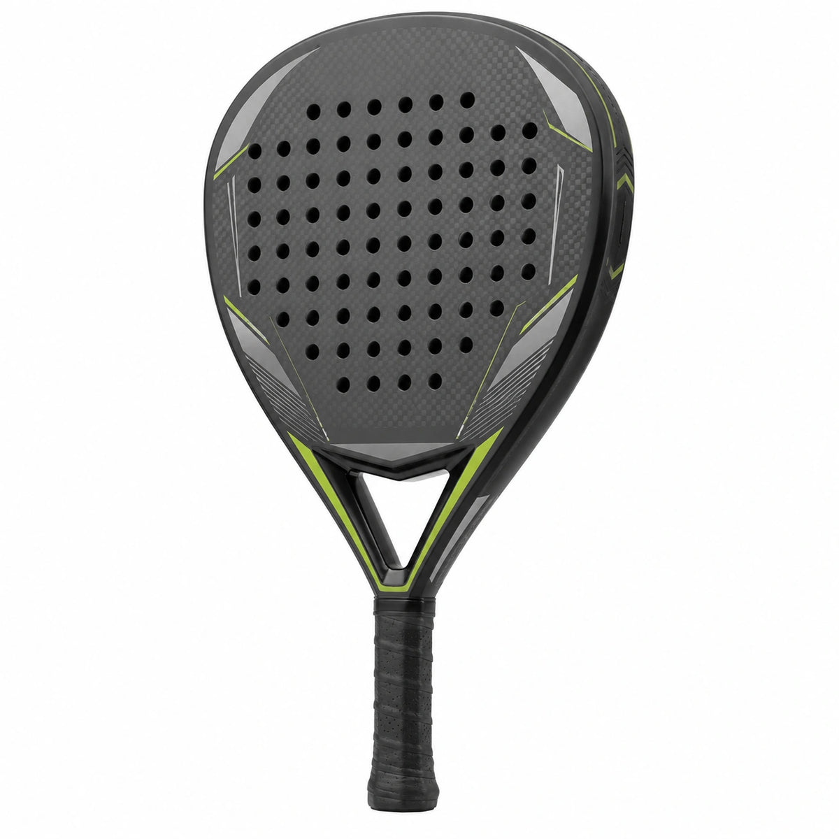 Pala de Pádel Negra y Verde Aerodinámica