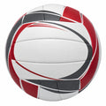 Balón de voleibol rojo, blanco y negro para competiciones