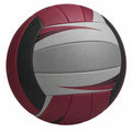 Balón de voleibol multicolor rojo, gris y negro tamaño estándar