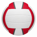 Balón de Voleibol Interior y Exterior Blanco y Rojo