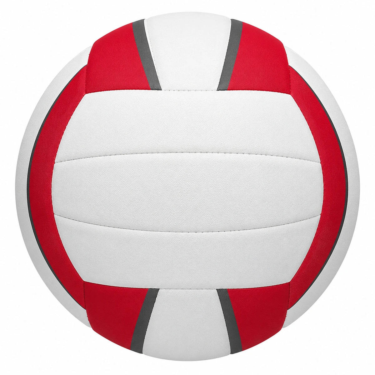 Balón de Voleibol Interior y Exterior Blanco y Rojo