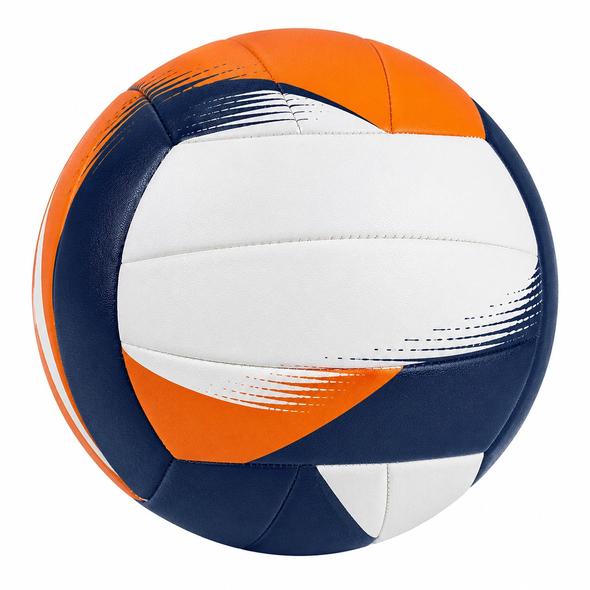 Balón de Voleibol Naranja, Azul y Blanco para Entrenamiento y Competición