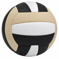 Balón de Voleibol Paneles Cosidos Beige/Negro/Blanco
