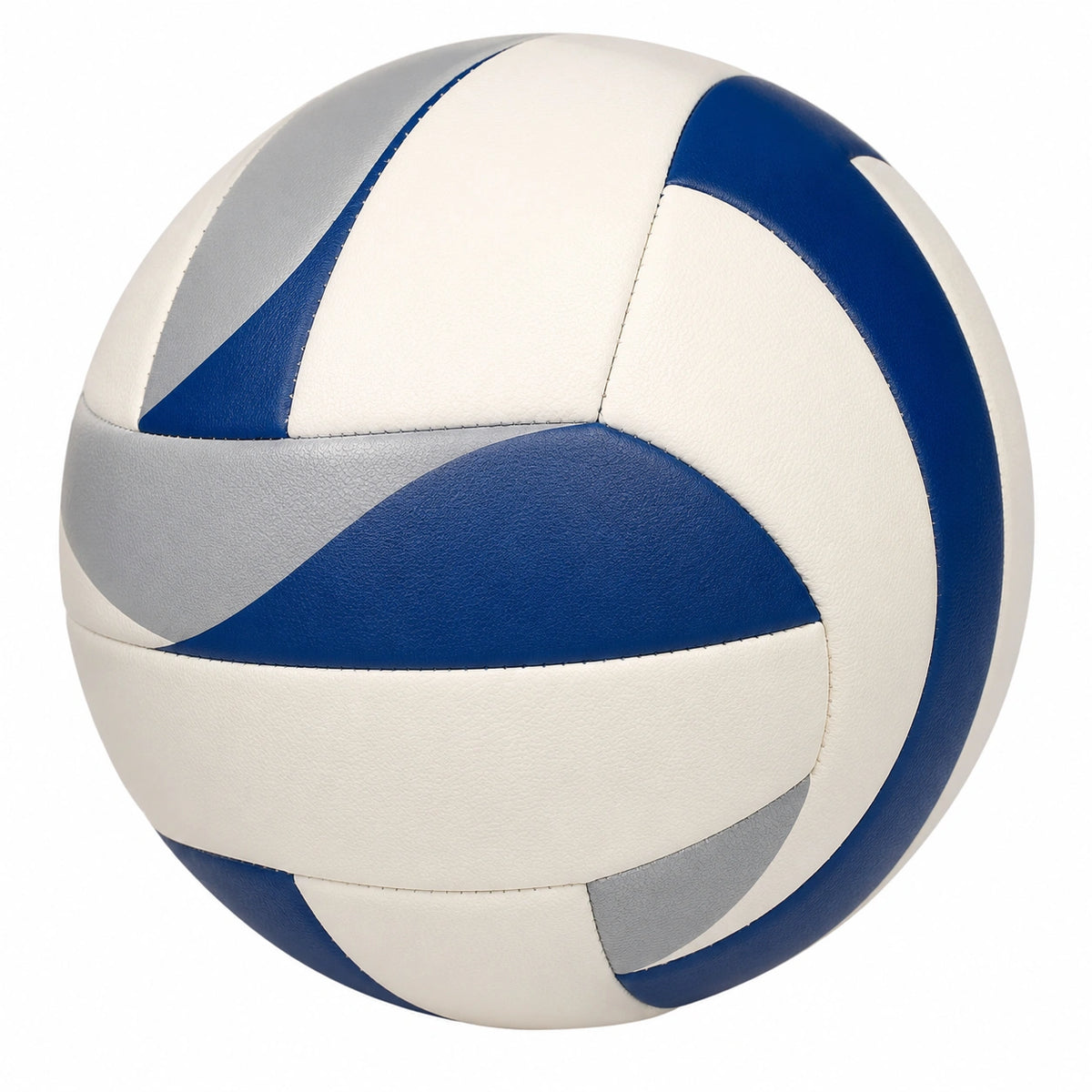Balón de Voleibol Blanco, Azul y Gris - Tamaño Oficial