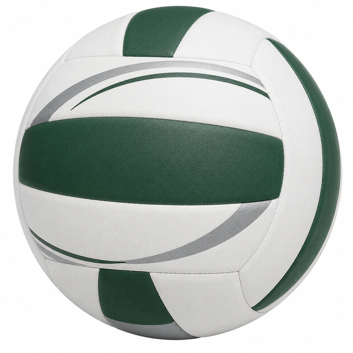 Balón de voleibol verde y blanco para entrenamiento y recreación