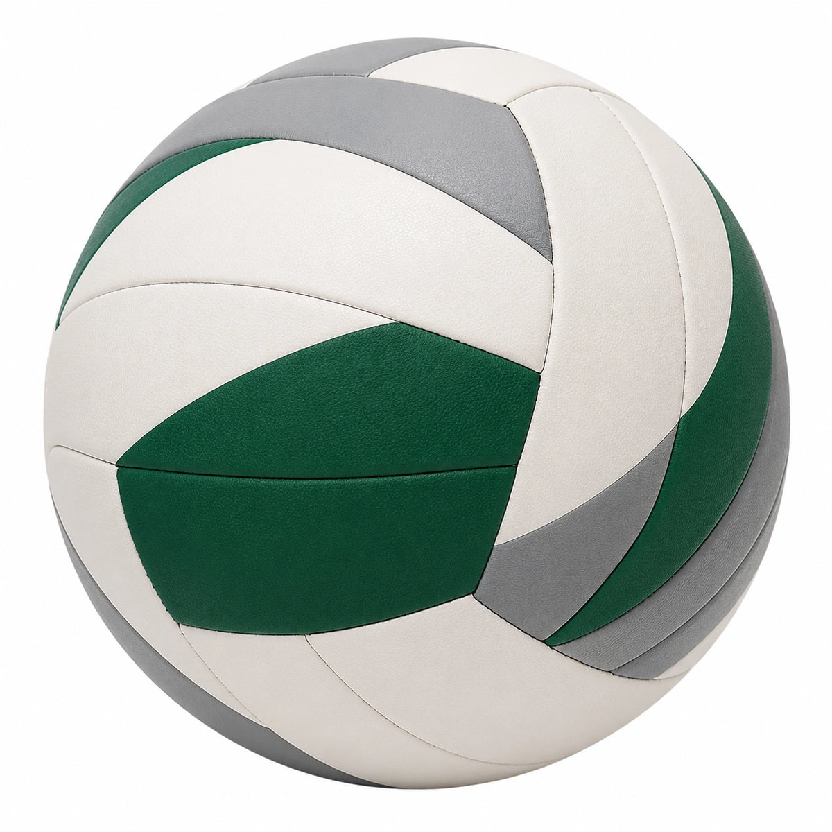Balón de Voleibol Verde, Gris y Blanco de 21cm