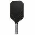 Pala de Pickleball de Fibra de Carbono Negra con Mango Ergonómico