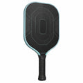 Paleta de Pickleball Negro y Azul con Fibra de Carbono