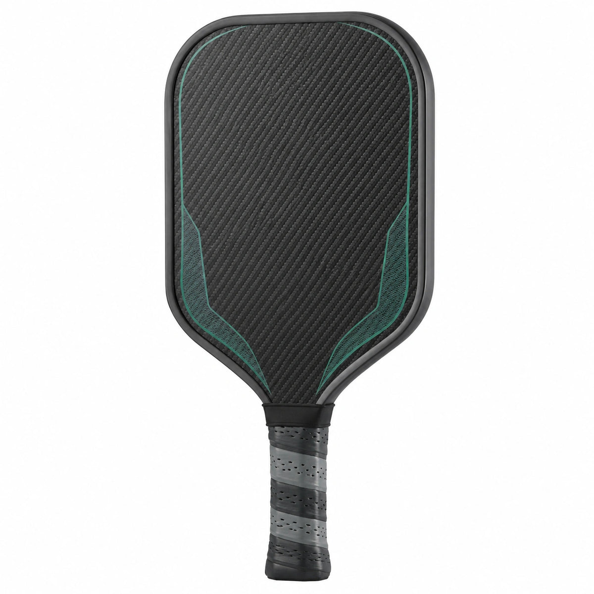 Pala de Pickleball Negro y Verde para Adultos