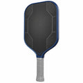 Pala de Pickleball Negra y Azul con Núcleo de Carbono