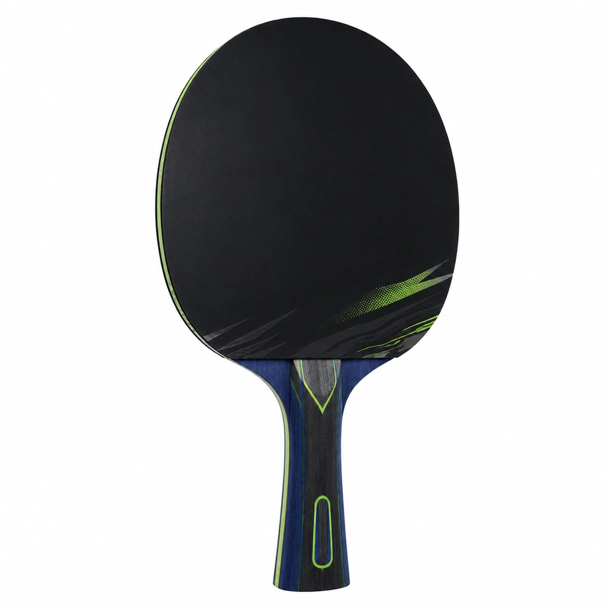 Raqueta de Ping Pong Profesional Negro y Verde