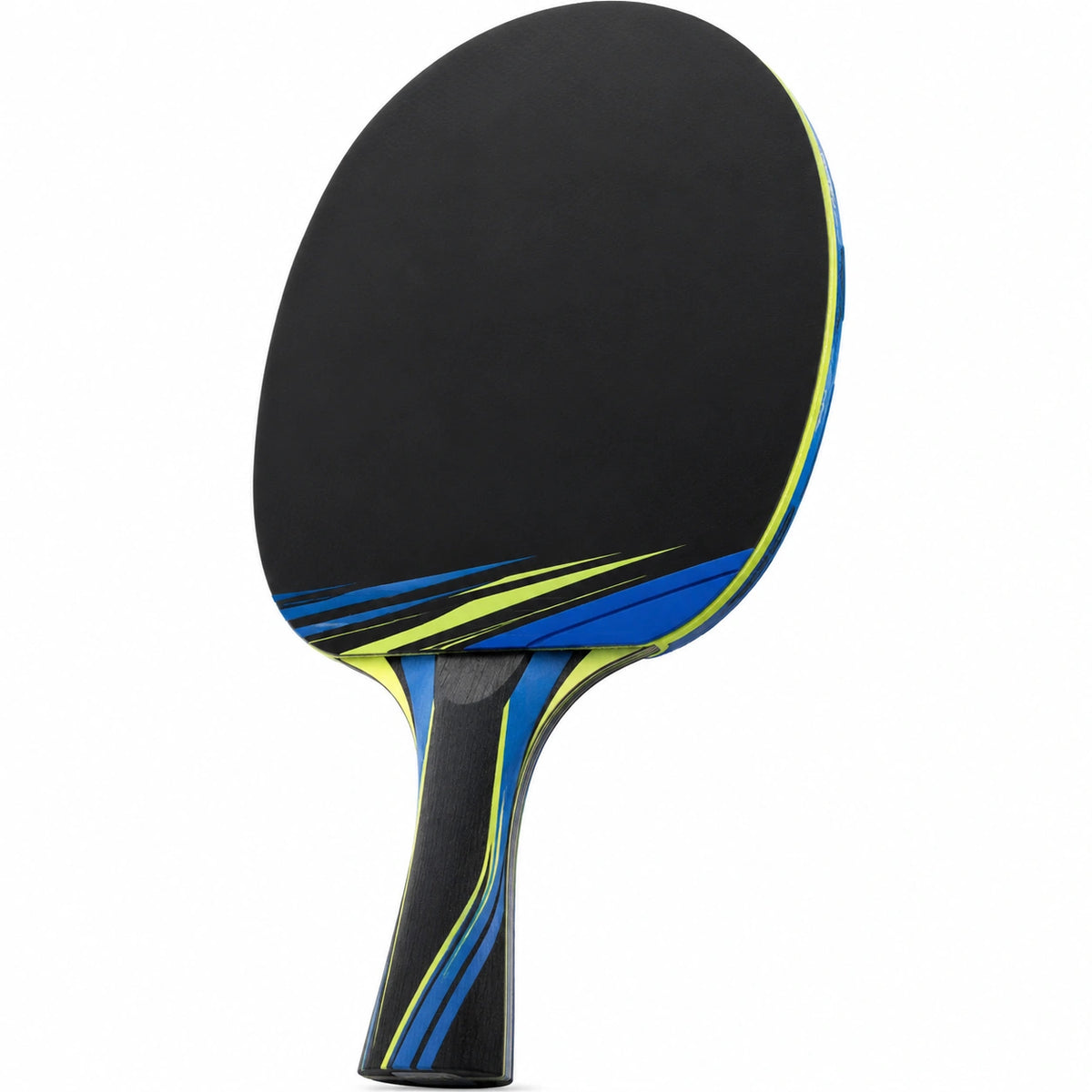 Raqueta de Ping Pong Profesional Negra y Azul
