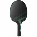 Raqueta de Tenis de Mesa Negra y Verde con Mango Ergonómico