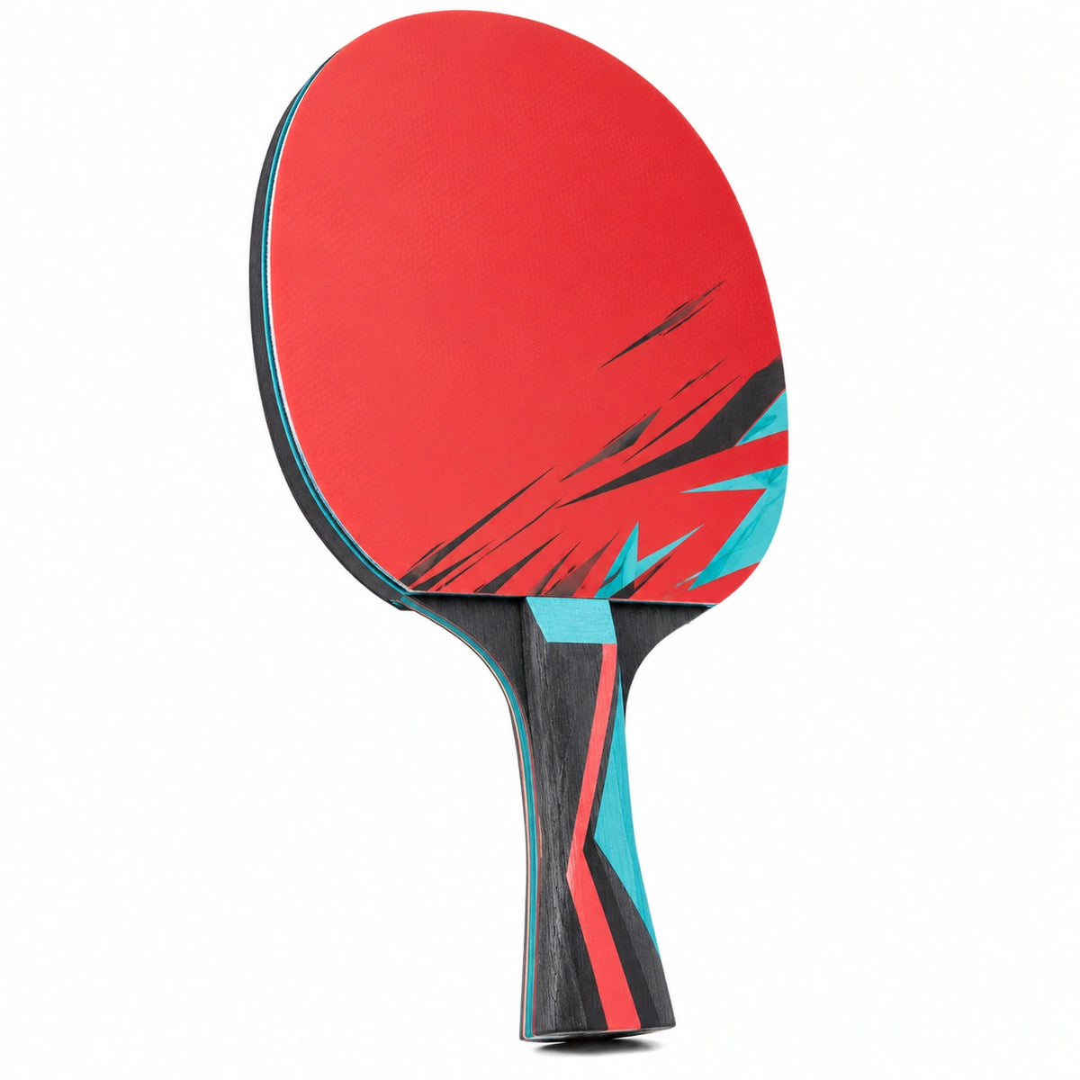 Pala Profesional de Tenis de Mesa Roja y Negra