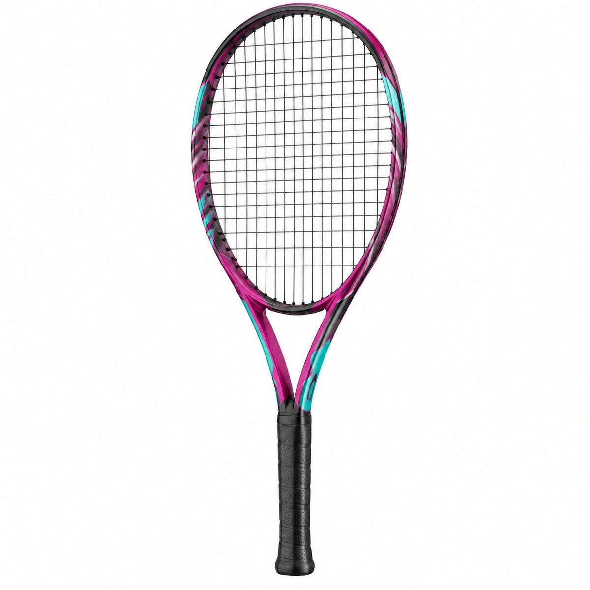 Raqueta de tenis ligera colores rosa y azul