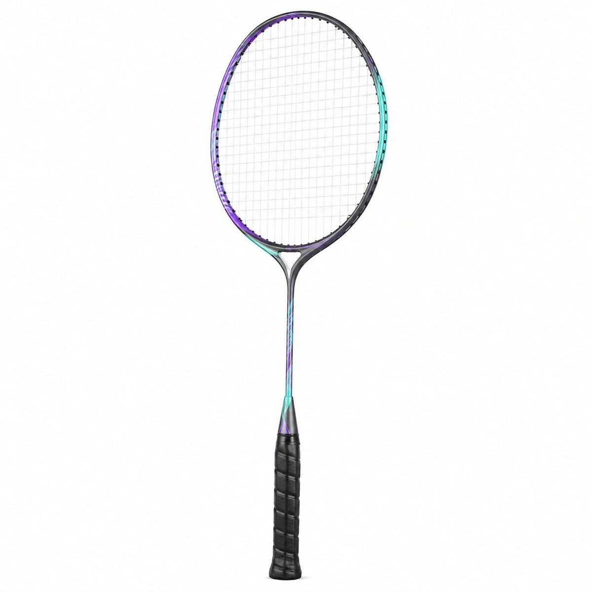 Raqueta de Bádminton Ligera Color Negro, Violeta y Verde