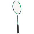 Raqueta de bádminton ligera azul y verde para adultos