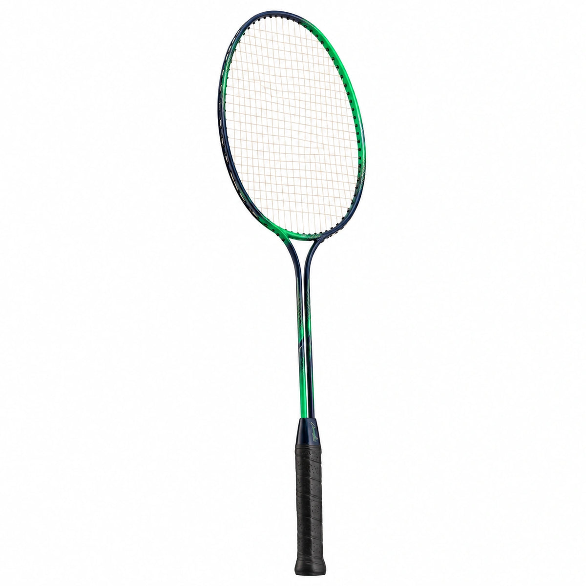 Raqueta de bádminton ligera azul y verde para adultos